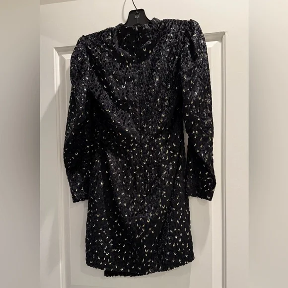 A.L.C. Jane Metallic Velvet Mini Dress - Picture 6 of 13